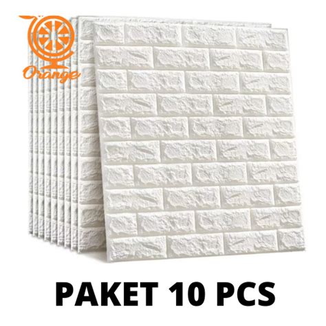 Wallpaper Brickfoam D Paket Lembar Dekorasi Dinding Wall Foam D