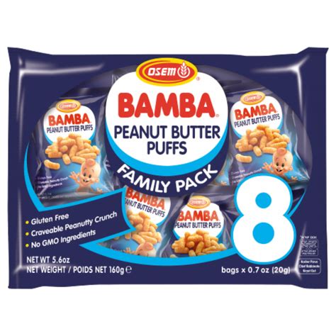 Osem® Bamba® Peanut Puffs Peanut Butter Snacks, 8 ct / 0.7 oz - Harris Teeter