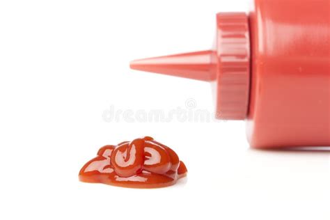 A red ketchup bottle stock image. Image of ingredient - 20408455