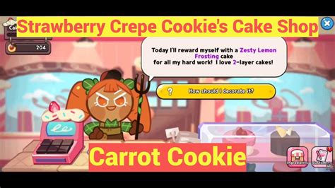 Strawberry CC Cake Shop Carrot Cookie 5 Hearts Hard Work Cake