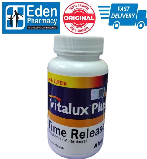 Vitalux Plus Time Release Multivitamin With Lutein X Tab Lazada