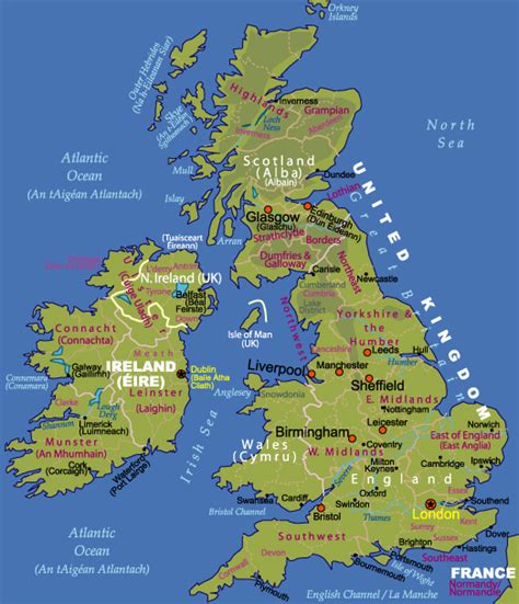 Maps of Ireland and the UK - JohoMaps