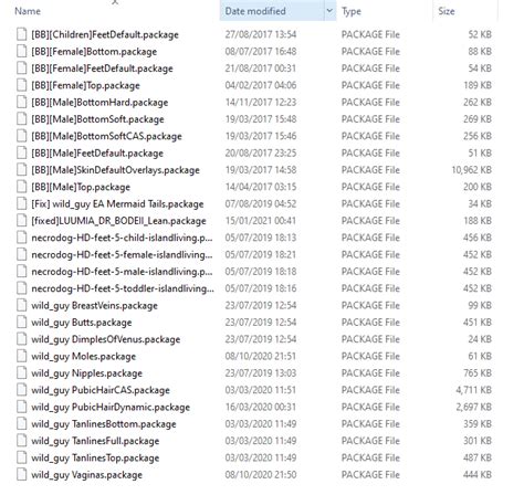 No Vagina And Weird Nipples The Sims 4 Technical Support LoversLab