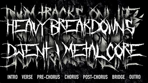 130 BPM DJENT METALCORE DRUM TRACK WITH BREAKDOWNS YouTube