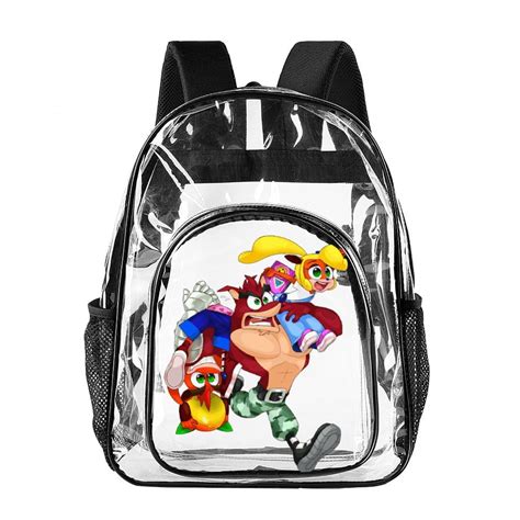 Crash Bandicoot Backpack For Womens Mens Boys Girls Ts Daypack Basic Anime Bag For Sports