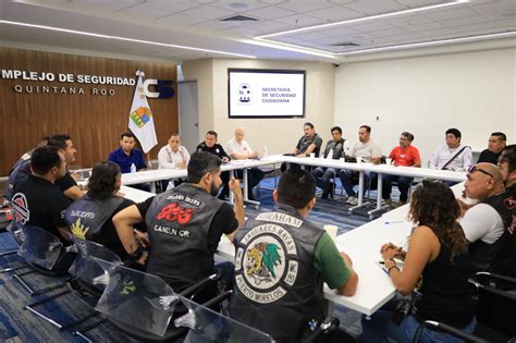 Diálogo constructivo entre motociclistas y autoridades en Quintana Roo