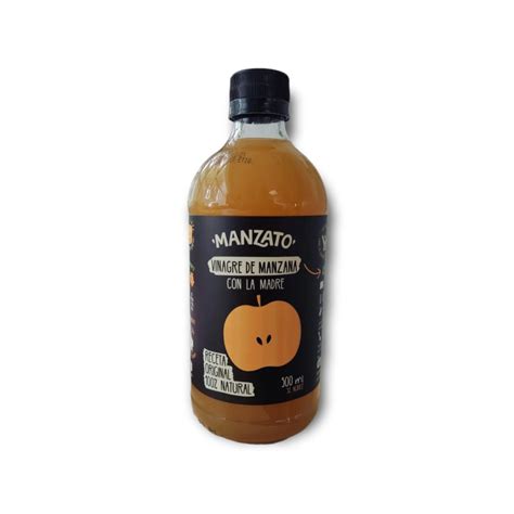 Comprar Vinagre De Sidra De Manzana X 500 Ml Manzato Supernat