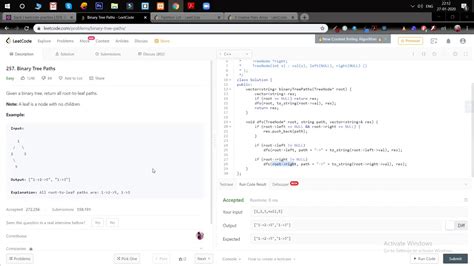 Leetcode [257] Binary Tree Paths Youtube