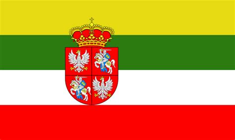 Flag Map Of The Polish Lithuanian Commonwealth With Modern Borders R Vexillmaps