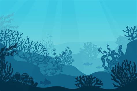 Underwater Seascape Seafloor Undersea Graphic By Yummybuum Creative