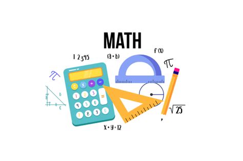 Cartoon Maths Elements Background Educa Graphic By Deemka Studio