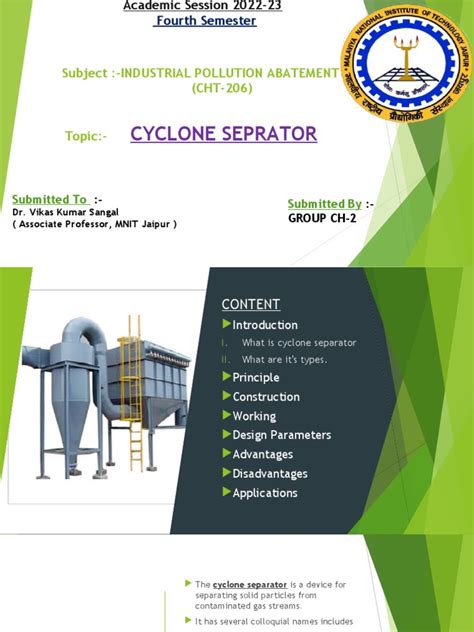 Cyclone Separators: A Detailed Examination of Their Principle ...