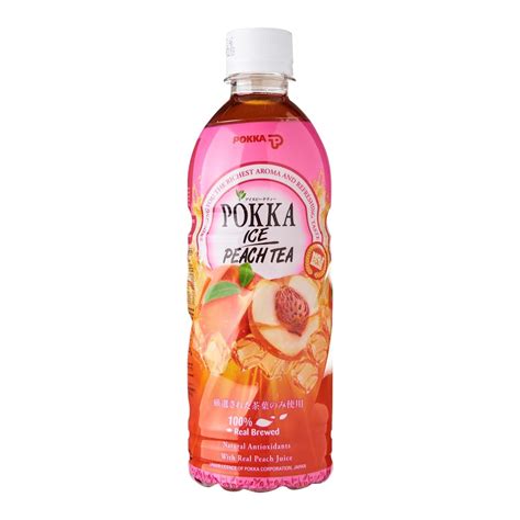 Pokka Ice Peach Tea Ml Bottle Bottles Per Carton