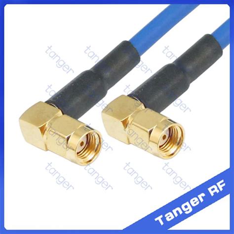 Rp Sma Male To Rp Sma Male Two Right Angle Rf Connector With Rg