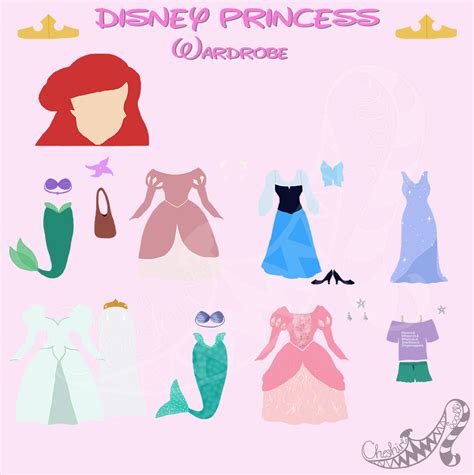 Disney Princess Wardrobe Ariel Sneak Peek By Cheshirescalliart On