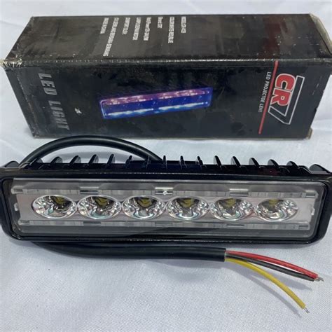 Jual Lampu Tembak Sorot 6 Mata Led Bar Cree 6 Titik Flash CR7 Shopee