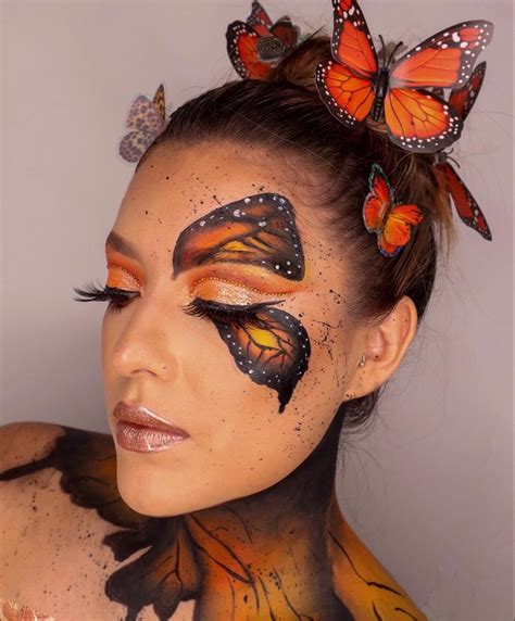 Butterfly Makeup Maquillaje De Mariposa Maquillaje Hippie