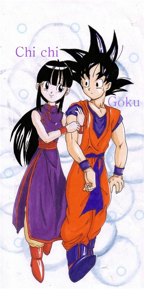 chi chi and goku by DianaU9 on DeviantArt