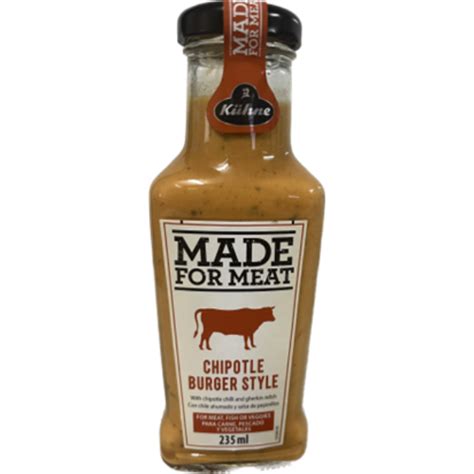 KUHNE MADE FOR MEAT CHIPOTLE BURGER SAUCE Gourmet More