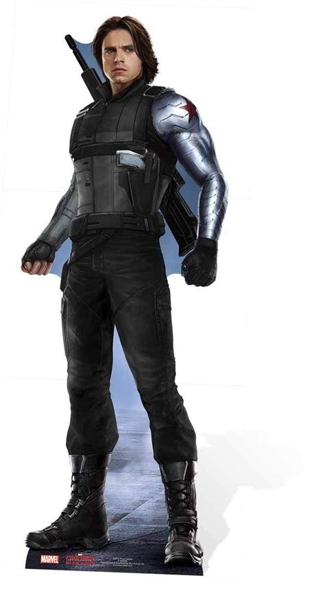 The Winter Soldier Bucky Barnes Marvel Lifesize Cardboard Cutout