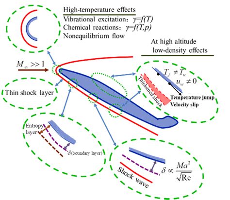 Physical effects characteristic of high altitude and hypersonic flow ...