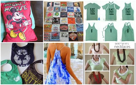 T Shirt Ideas To Repurpose Your Old Shirts Into Something Useful