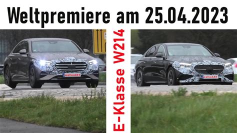 Mercedes Erlkönig E Klasse W214 Weltpremiere am 25 04 23 E Class