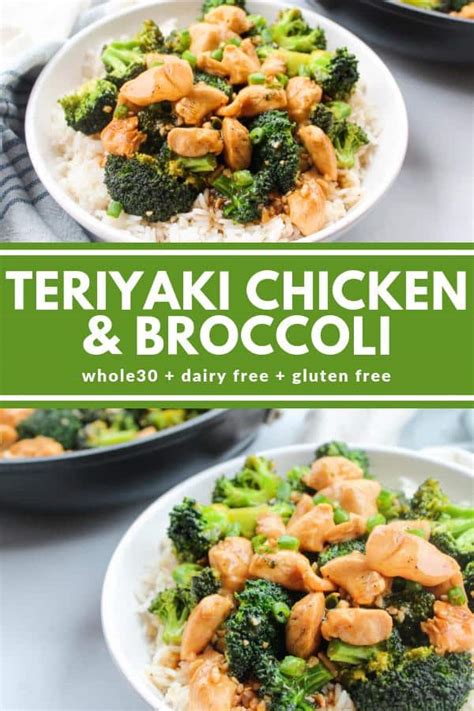 Teriyaki Chicken And Broccoli The Whole Cook