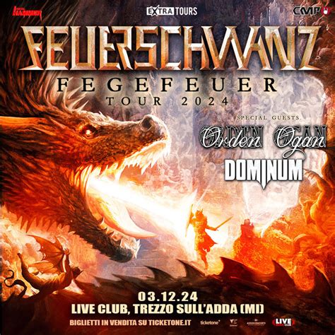 Feuerschwanz Una Data Al Live Club Di Trezzo Sulladda Mi A Dicembre