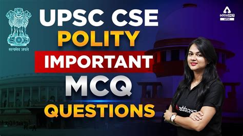 Upsc Cse Polity Marathon Class Important Mcqs By Karuna Mam