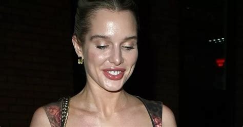 Helen Flanagan Shows Off Jaw Dropping Boob Job Results In Floral Corset