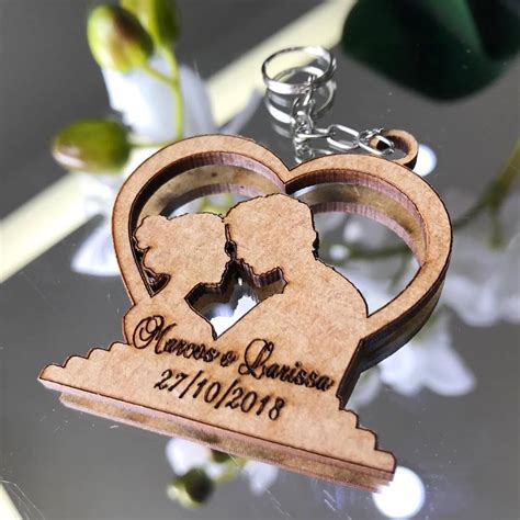 Ref Chaveiros Casamento Noivos Cora O Personalizados Mdf Cru