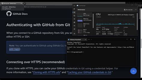 Authenticating With Github From Git Connecting Over Https Youtube