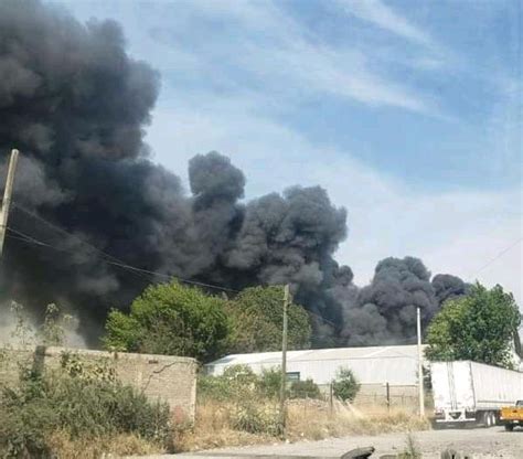 Se incendia fábrica de plásticos en Ciudad Industrial de Morelia