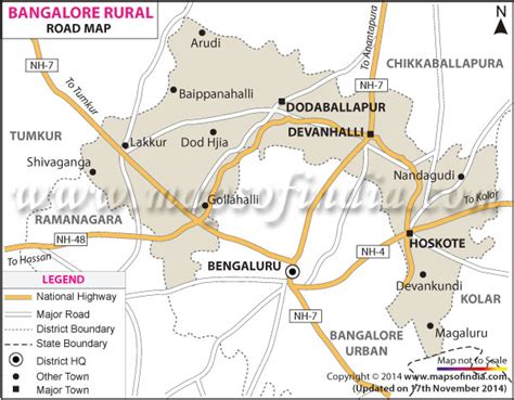 Bangalore Rural Road Map