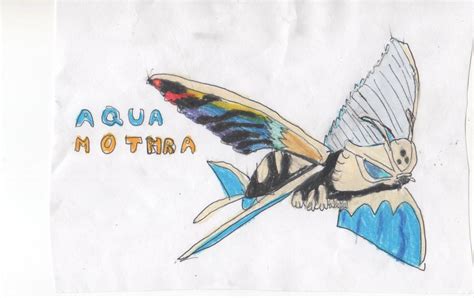 Aqua Mothra By Kaijukinggodzilla15 On Deviantart