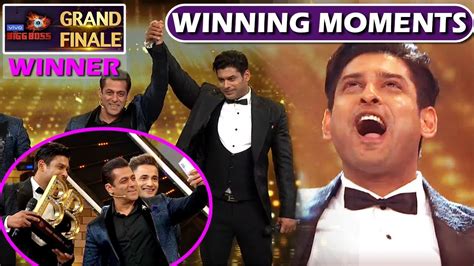 Fan Tastic Siddharth Shukla Winning Moments On Bigg Boss Grand