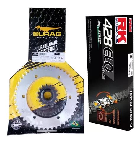 Kit Transmissão Rk Durag Yamaha Xtz 250 Lander 15 46 3942