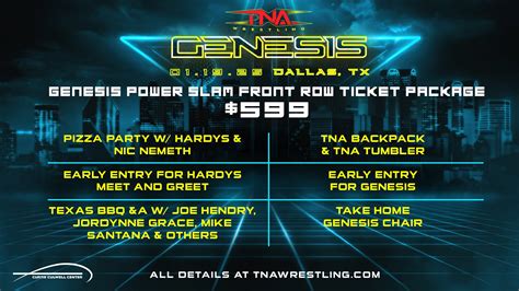 Tickets For Genesis Pay Per View On January 19 2025 In Dallas Go On