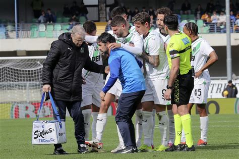 Dramma Berardi Infortunio Alla Caviglia E Lacrime In Verona Sassuolo