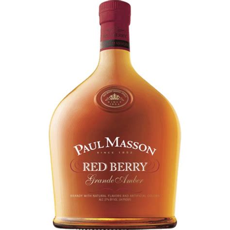 Paul Masson Grande Amber Red Berry Brandy 750ml Kings Wine And