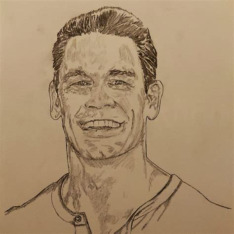 John Cena drawn by me. : r/WWE