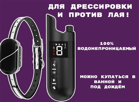 Электронный ошейник для дрессировки собак с функцией Антилай TZ-913 с ...