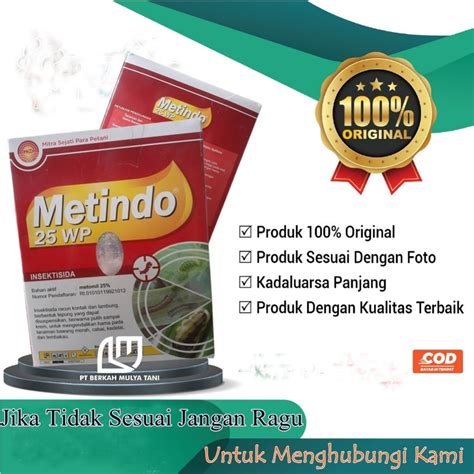 Jual Insektisida Metindo 25wp 500gr Obat Pembasmi Hama Ulat Tanaman