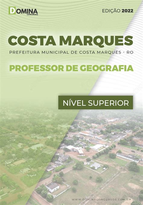 Apostila Pref Costa Marques Ro Professor Geografia