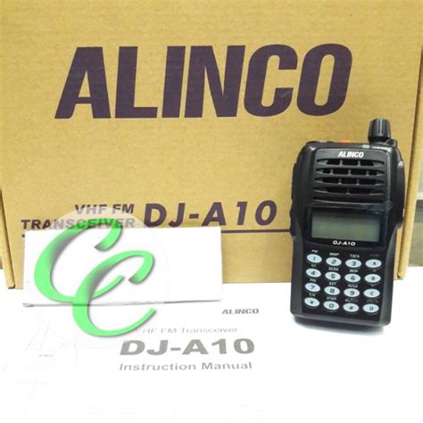 Jual HT ALINCO DJ A10 MURAH VHF 136 174MHz HT ALINCO DJ A10 VHF