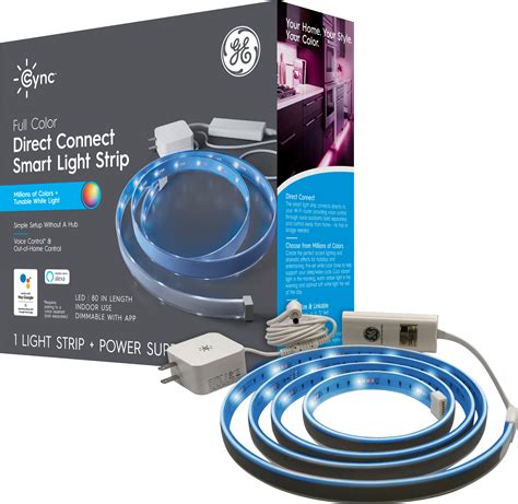 Customer Reviews Ge Cync Smart Full Color Direct Connect Led Strip