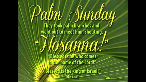 Palm Sunday Service 5 April 2020 Youtube