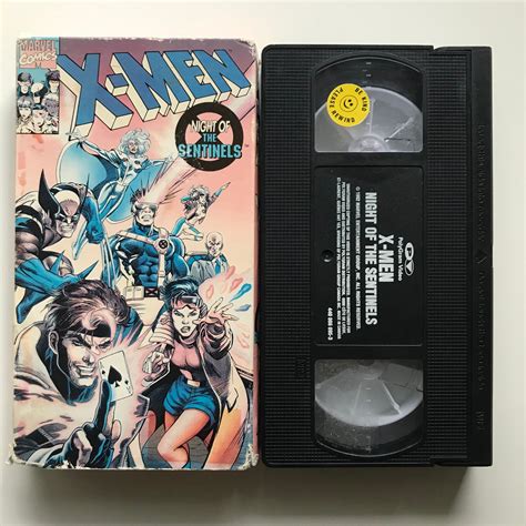 Vintage X Men Vhs Tapes Slave Island Night Of The Sentinels S