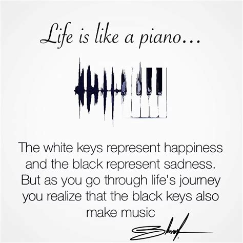 Life Is Like A Piano Quotes Music Piano Motivation Keys Life